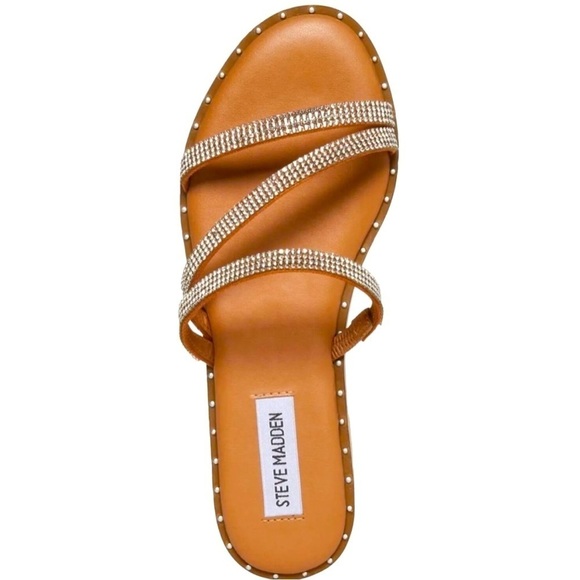 Steve Madden Loomi flat slide sandals new with tag size 8 - Picture 1 of 7